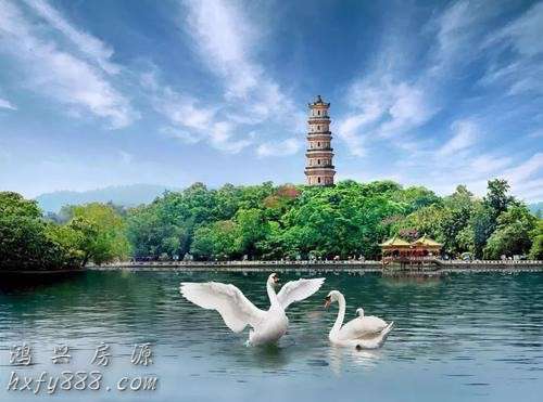 坐拥惠州九成生态资源，一江一湖一河，五公园环绕