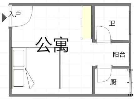 居家公寓户型图